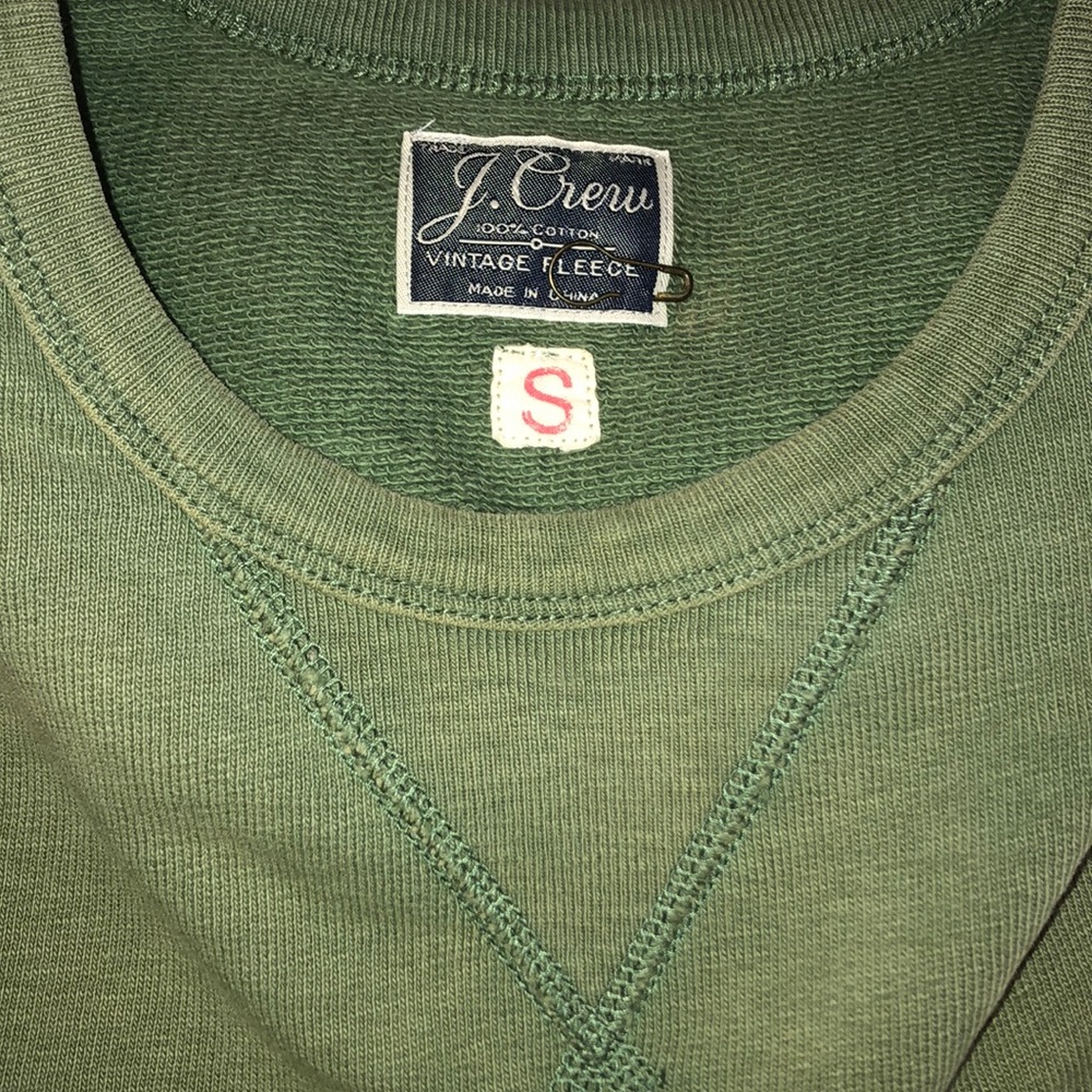Faded Green, casual, Jcrew sweatshirt